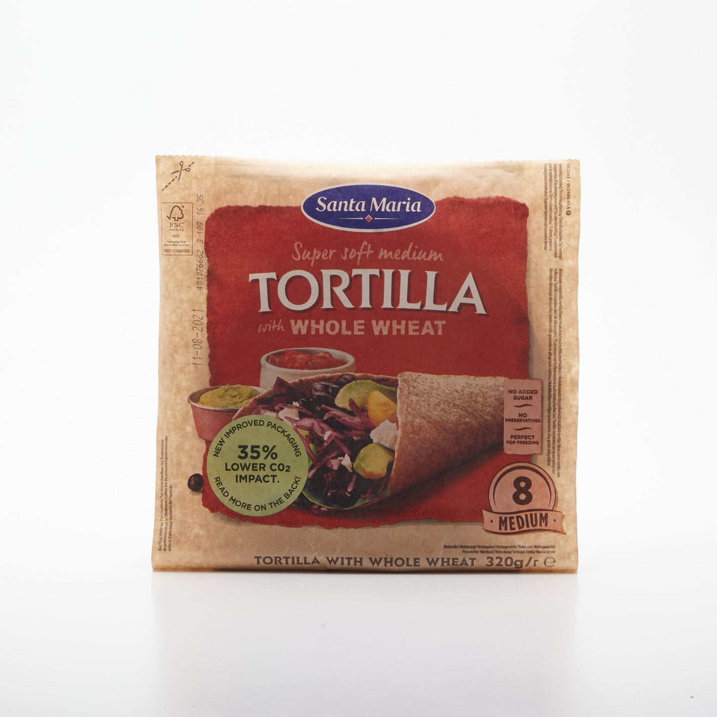 Soft tortilla biela 320g.