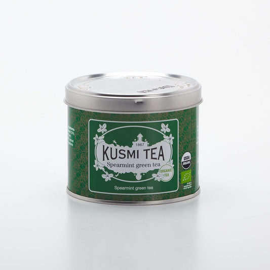 Kusmi BIO Spearmint green plechovka 100g.