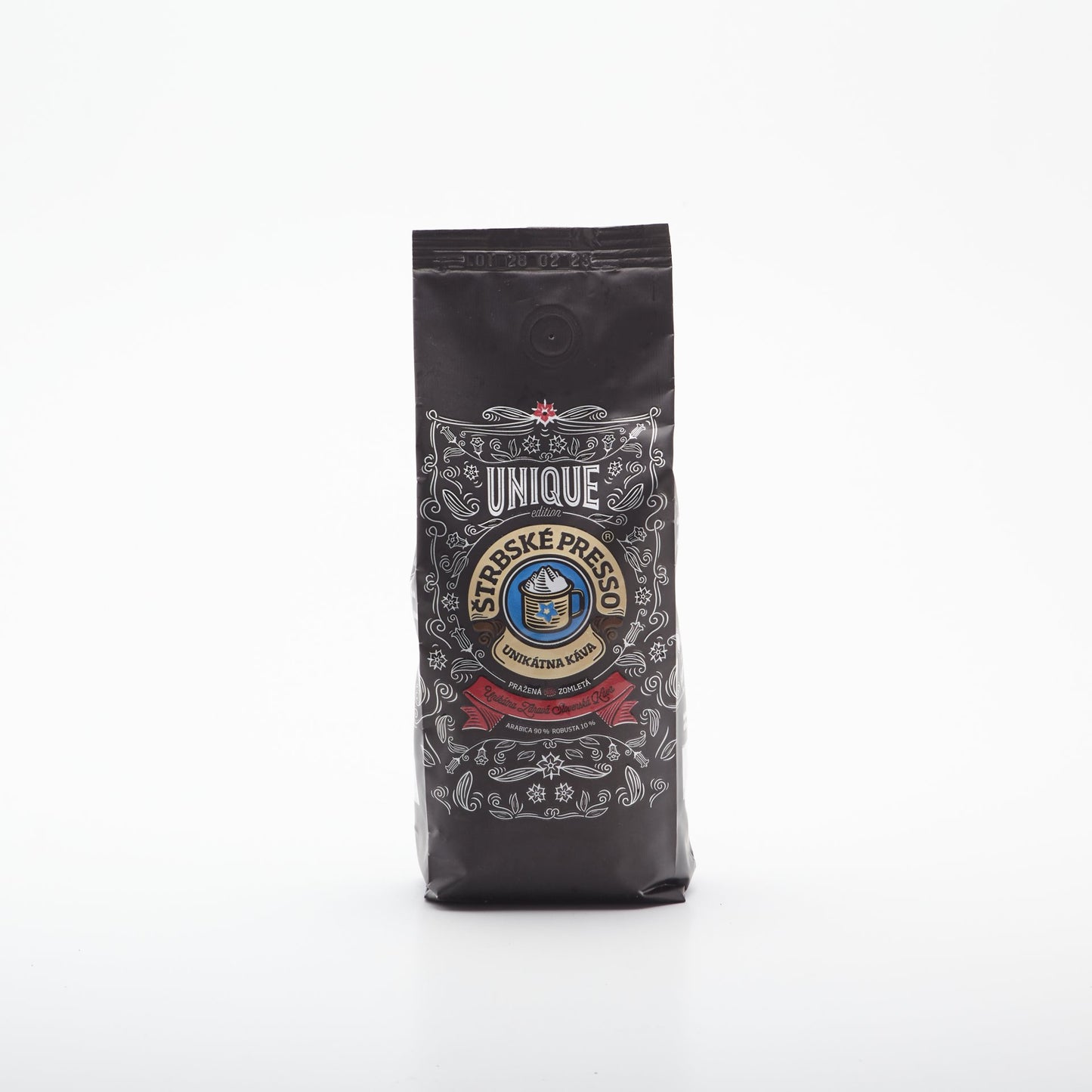 Štrbské Presso Unique RED Mletá 250g.