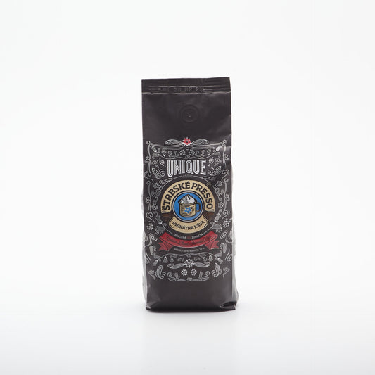 Štrbské Presso Unique RED Mletá 250g.