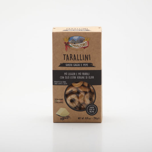 Tarallini Cacio e Pepe 250g.