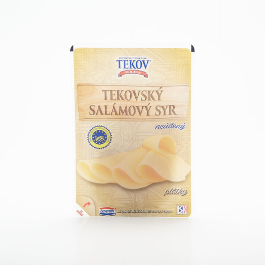 Tekovský salámový syr plátky 100g.