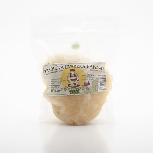 Tradičná kvasená kapusta 800g.