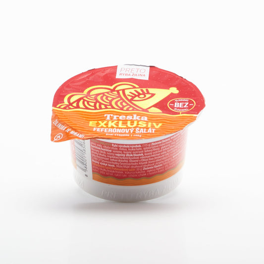 Treska s feferónkovým šalátom 145g.