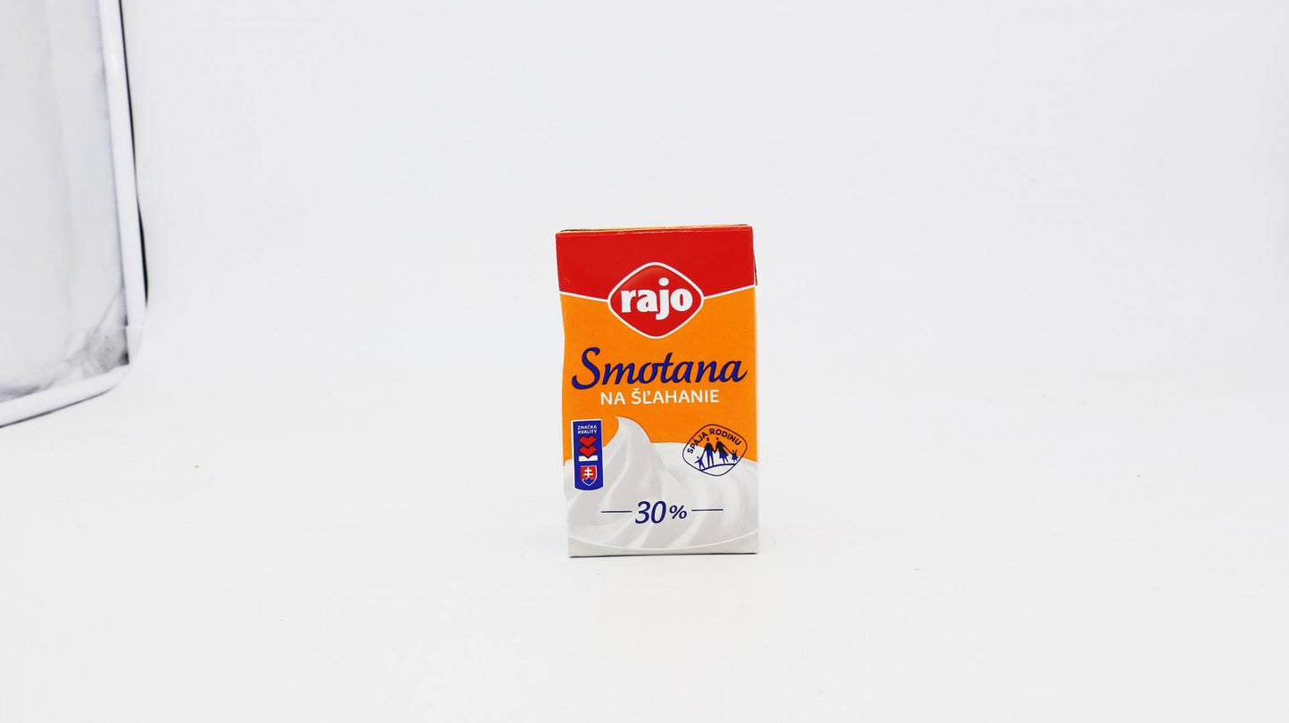 UHT Smotana na šľahanie 30% 250ml.