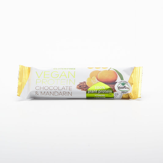 Vegan protein chocolate&mandarin 40g.