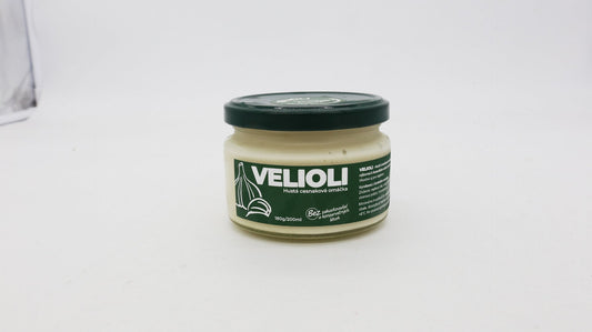 Velioli veg. hustá cesnaková omáčka 180g.