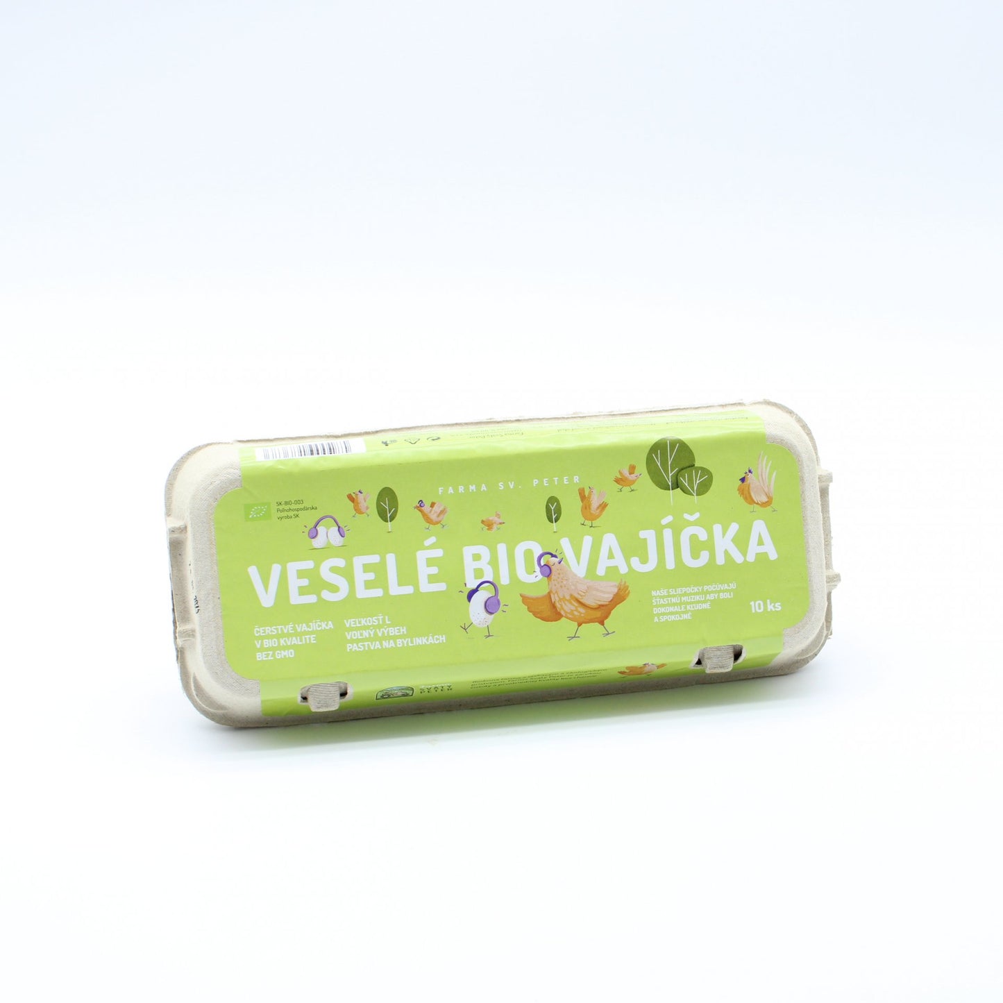 Veselé BIO Vajička 10 ks.