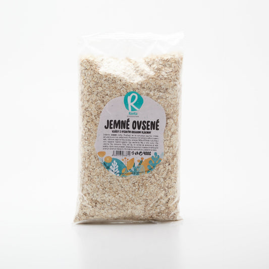 Vločky ovsené jemné s klíčkami 400g.
