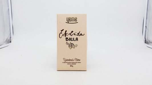 Yeme čokoláda biela 80g.