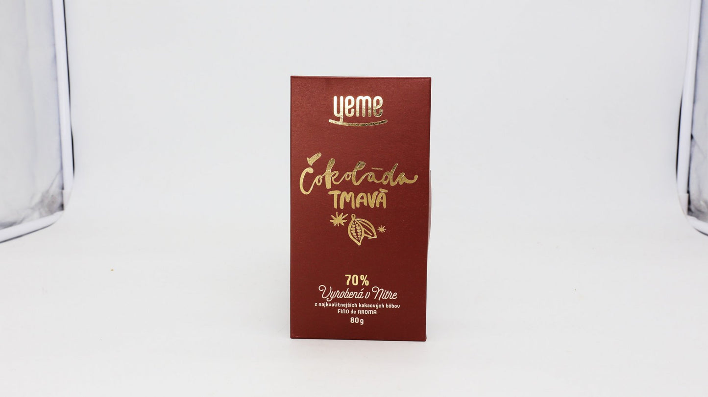 Yeme čokoláda tmavá 80g.
