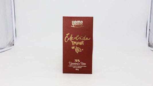 Yeme čokoláda tmavá 80g.