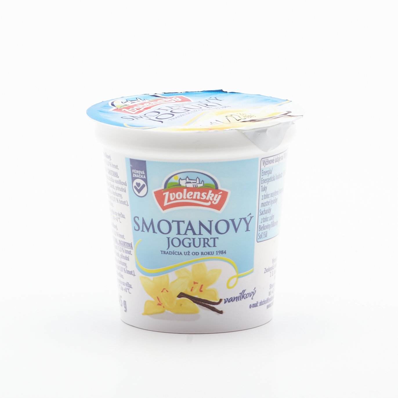 Zvolenský smotanový jogurt vanilka 145g.